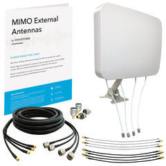 Antena Yagi exterior para 4G, LTE, 5G, Banda 71 y Banda CBRS 48. Rango  615-6100 MHz. RY-4-14-SNF